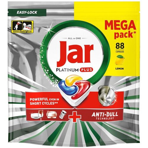 Jar Platinum Anti Dull tablete za strojno pranje posuđa 88 kom / XXL Cijene