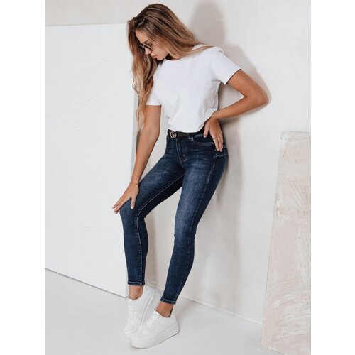 DStreet Jeansy damskie skinny granatowe Cene