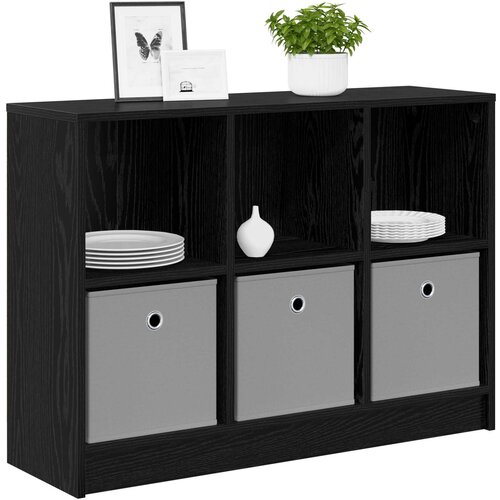  Kreveta s ladicama Crni hrast 88,5 x 27,5 x 63,5 cm Slike