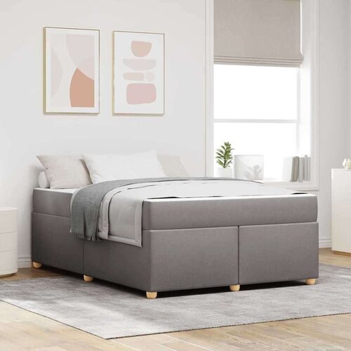  Konstrukcija postelje z vzmetnico Taupe 160 x 200 cm blago, (5000124014) Cene