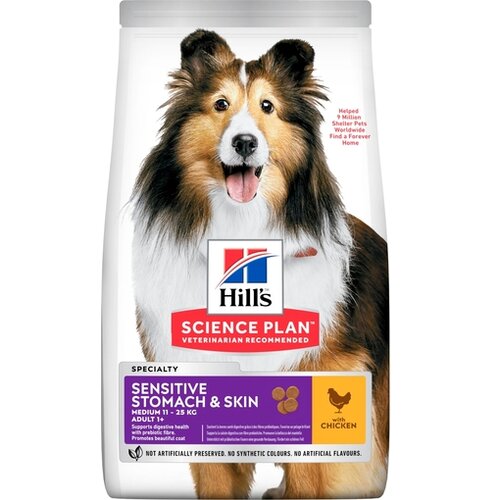 Hills Science Plan hrana za pse sa piletinom sensitive stoma Cene