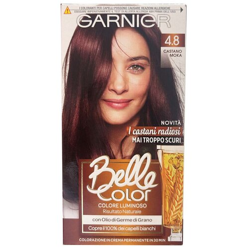 Garnier Barve za lase Belle Color Permanente Haarfarbe - 4.8 Chatain M0cha Kostanjeva Cene