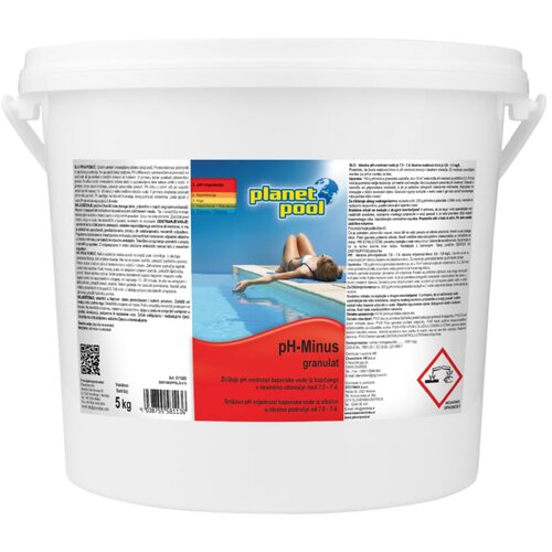 PLANET POOL granulat planet pool ph minus (5 kg) Slike