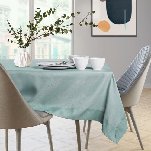 AmeliaHome Stolnjak Empire s man&amp;scaron;etom 110x240 cm, mint zelena Slike
