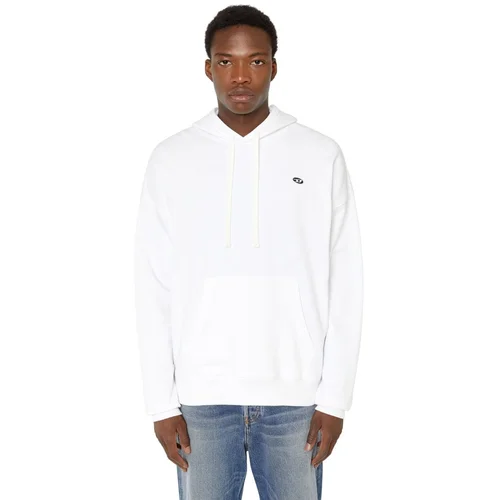 Diesel Sweatshirt - S-ROB-HOOD-DOVAL-PJ SWEAT-SHIR white