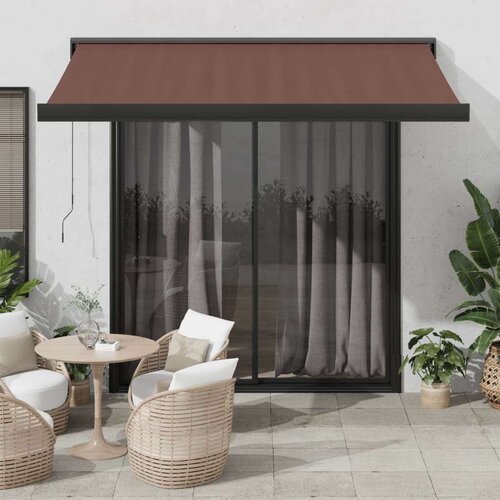 Tenda na automatsko uvlačenje smeđa 350 x 250 cm Cijene