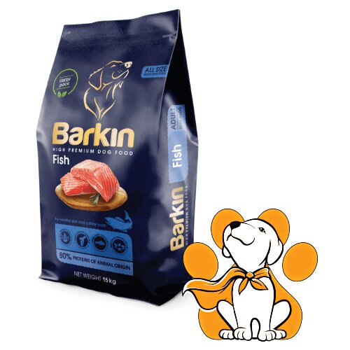 Barkin High Premium Fish Adult 15kg, Hrana Za Pse Za Zdravu Kožu i Sjajnu Dlaku Cene