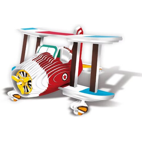  3D slagalica kartonski model AVION uradi sam DIY 62 dijela ZA5721 Slike