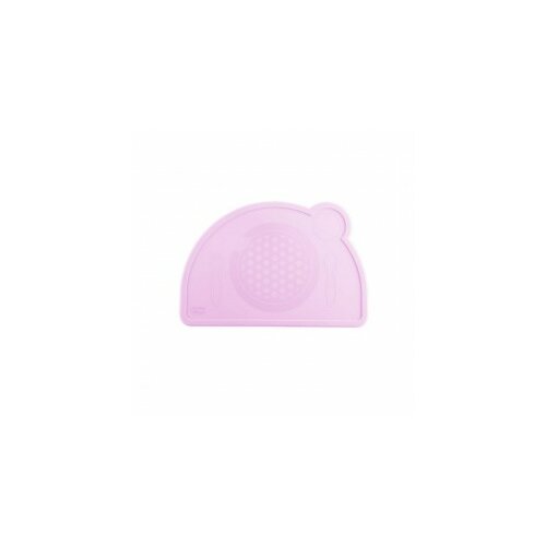Chicco silikonski tanjir roze Slike