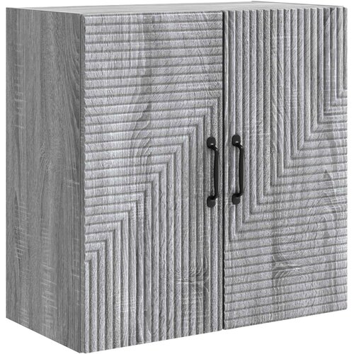  Ormar za montažu na zid Siva Sonoma 59 x 31 x 60 cm Slike