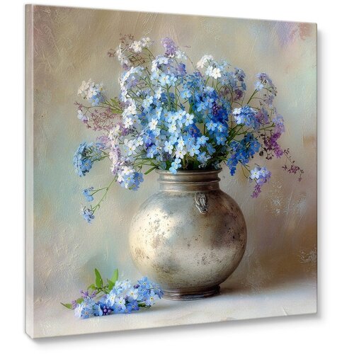 Styler Tiskana slika na platnu 32x32 cm Forget-me-not &amp;ndash; Slike