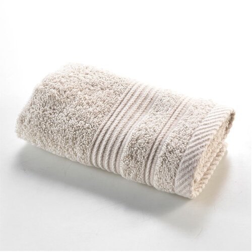 Douceur d int&amp;eacute;rieur Bež frotirna bombažna brisača 30x50 cm Tendresse &amp;ndash; Slike