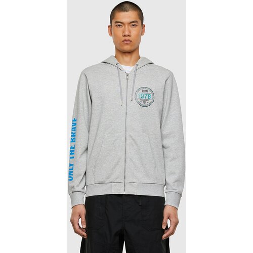 Diesel Sweatshirt - SGIRKHOODZIPK2 SWEATSHIRT gray Cijene