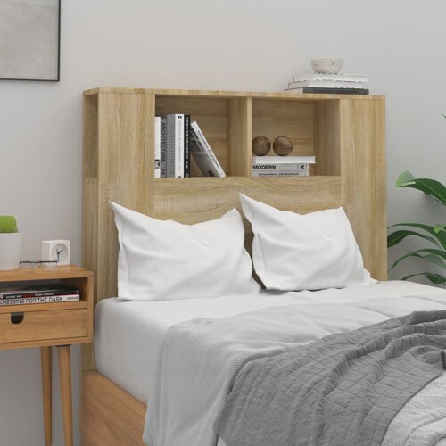 vidaXL Vzglavna omarica sonoma hrast 100x18,5x104,5 cm Cene