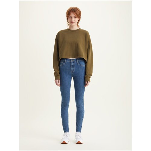 Levi&amp;#039;s Traperice &amp;#039;720&amp;trade; HIRISE SUPER SKINNY&amp;#039; plavi traper Slike