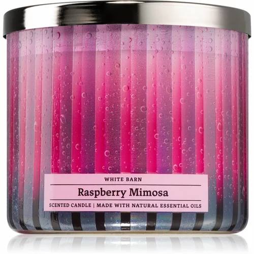 Bath & Body Works Raspberry Mimosa dišeča sveča 411 g