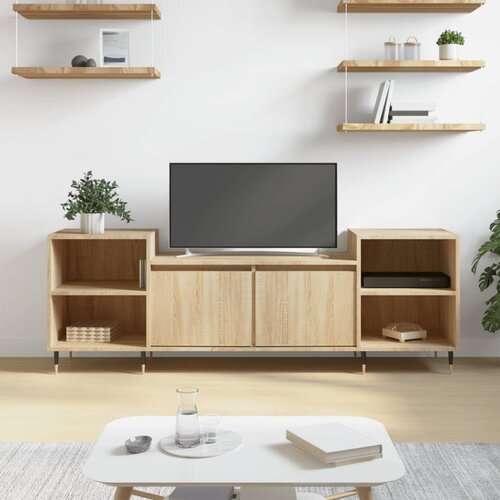 TV ormarić boja hrasta sonome 160x35x55 cm konstruirano drvo Cene