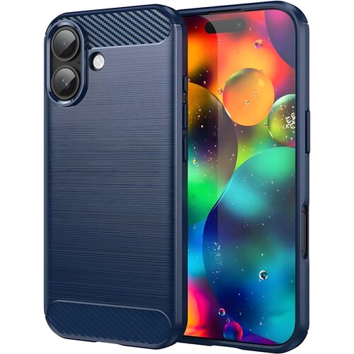 Techsuit Futrola Carbon Shield TPU za Apple iPhone 17 - Plava Cijene