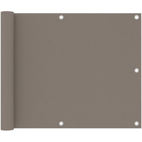 Balkonski zastor smeđe-sivi 75 x 300 cm od tkanine Oxford Cijene