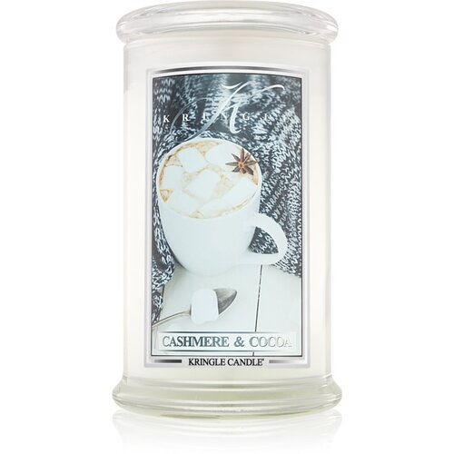 Kringle Candle Cashmere &amp;amp; Cocoa di&amp;scaron;eča sveča 624 g Slike