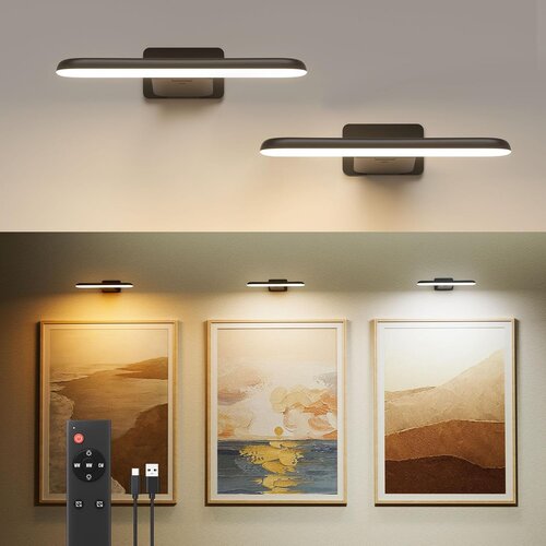 FULEN 3x LED Brezžične Stenske Luči za Slike Brezžične Cene