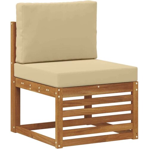  Set vanjskih sofa s jastukom 7 Komad Prirodna i bež Slike
