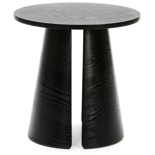 Teulat crni pomoćni stolić Cep, &amp;oslash; 50 cm Slike