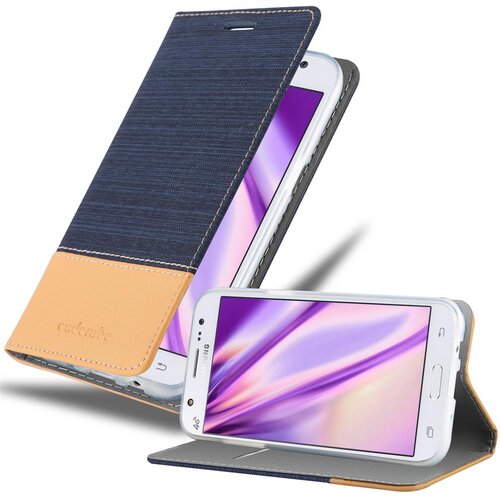  case, združljiv s samsungom v temno modro rjavi barvi - za&scaron;čitni pokrov z magnetnim zapiranjem, stoječo funkcijo in režo za kartico, (20566625) Cene