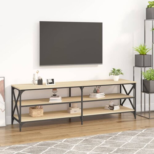 VidaXL TV omarica sonoma hrast 160x40x50 cm inženirski les Slike