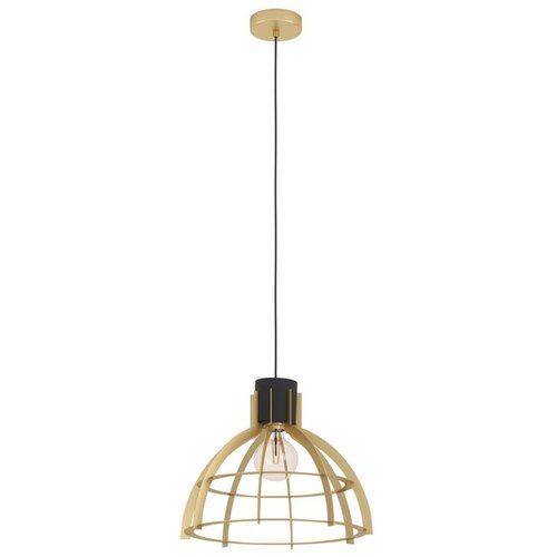 Eglo Viseća lampa STILLINGTON E27 42 cm crna/zlatna 43767 Slike