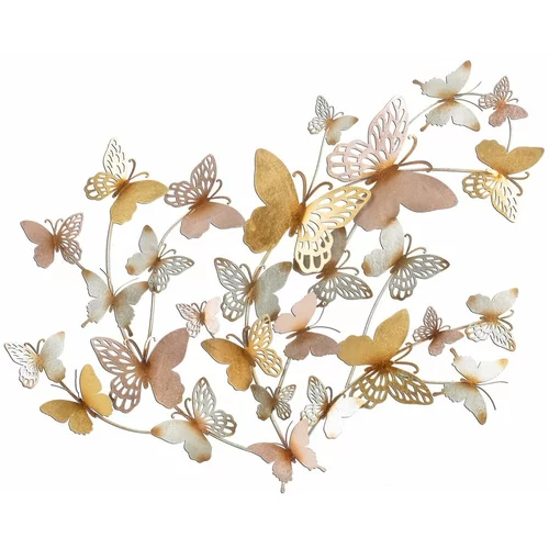Mauro Ferretti Metalni zidni ukras 132x95,5 cm Butterflies -