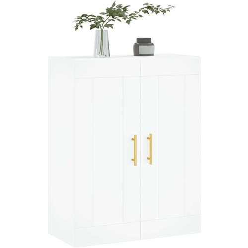 VidaXL Stenska omarica bela 69,5x34x90 cm inženirski les Slike