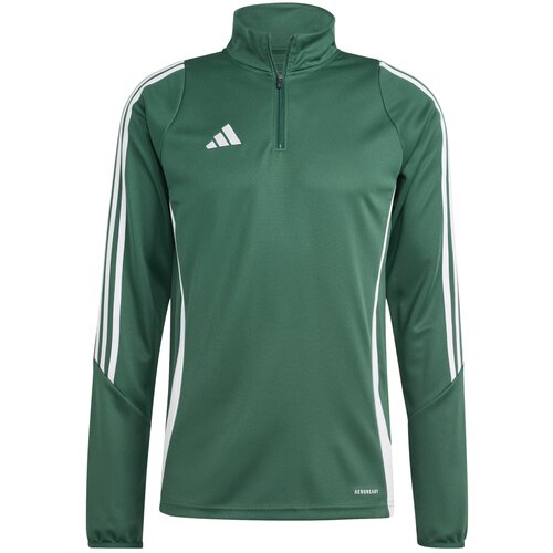 Adidas Sportska sweater majica 'Tiro 24' tamno zelena / bijela Cijene