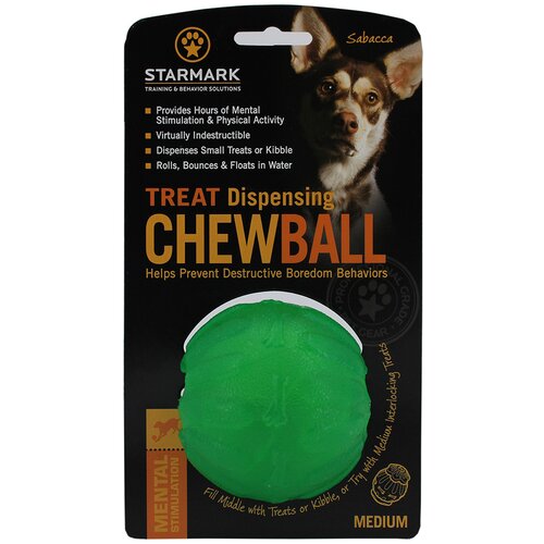 Starmark Treat Dispensing Chew Ball - M: pribl. Ø 7 cm Cene
