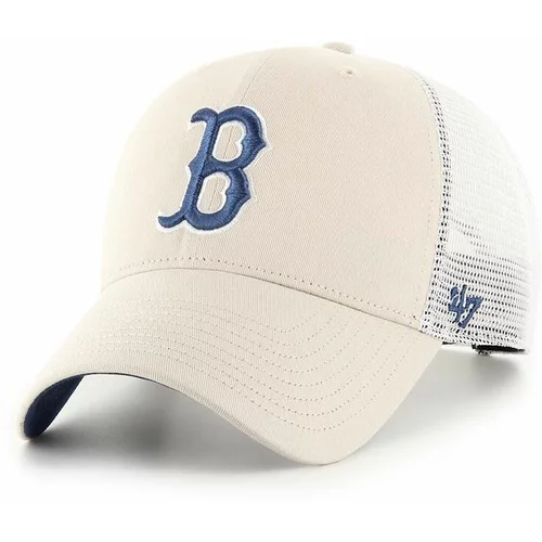 47 Brand Kapa s šiltom MLB Boston Red Sox bež barva