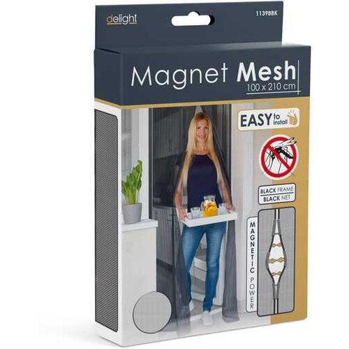 Delight solarni paket proti komarjem – magnetna mreža za vrata črna 210x100cm + 3x komarnik za okno 150×150c Cene
