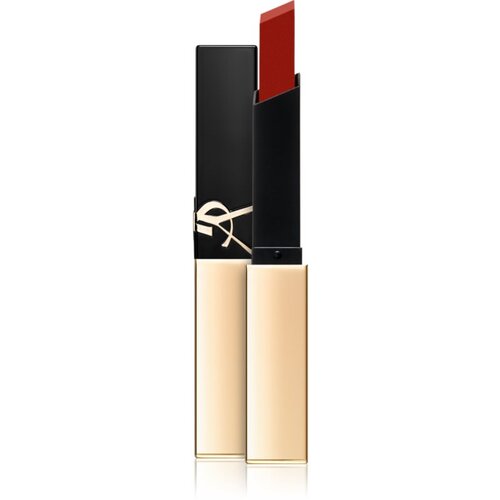 Yves Saint Laurent Rouge Pur Couture The Slim tanka matirajoča &scaron;minka z usnjenim učinkom odtenek 1966 2.2 g Cene