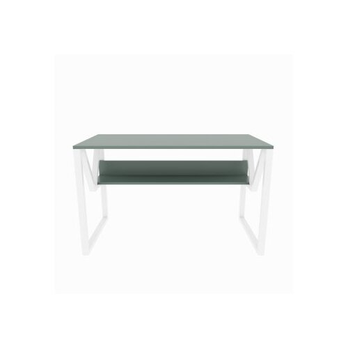 Hanah home Radni sto Lona, 120x72.8x60 cm, Maslinasto-bijela Slike