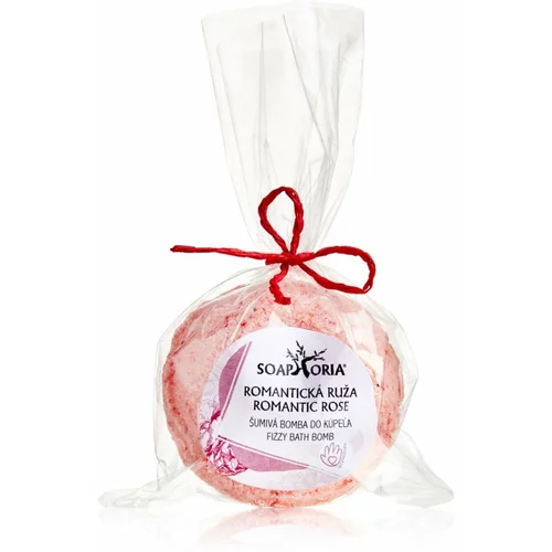 Soaphoria Romantic Rose antistres bomba za kupku s regenerirajućim učinkom 85 g