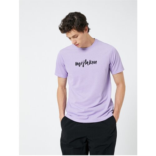 Koton T-Shirt - Purple - Regular fit Slike