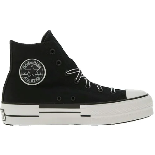 Converse Chuck Taylor All Star Lift Platform Outline Sketch Crna