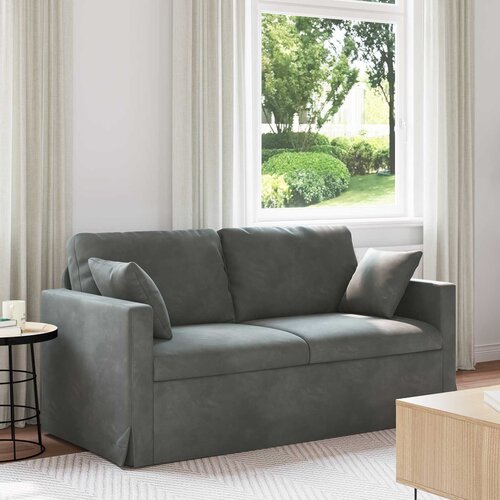 SOFA Tamno siva 158 x 78 x 80 cm Baršun Cene
