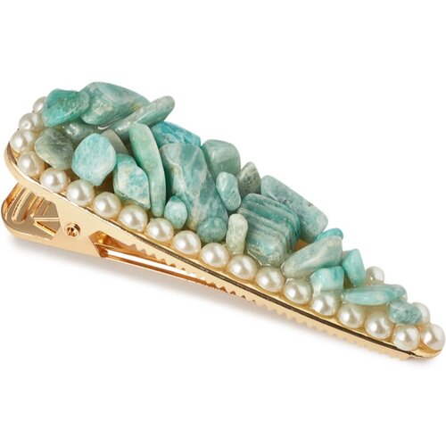 Crystallove Amazonite Hair Clip sponka za lase 1 kos Cene