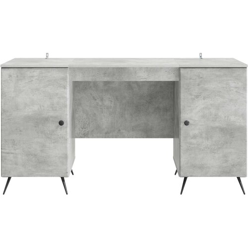  Stol Betonska siva 142,5 x 50 x 75 cm Konstruirano drvo Slike