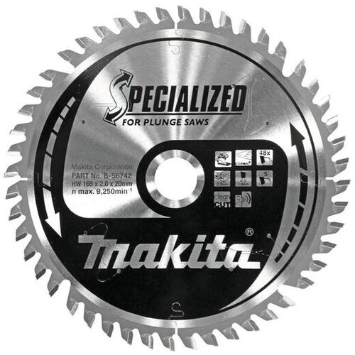 Makita TCT žagin list, 165mmx20mmx48T, Kerrock, SP600D B-56742 Cene