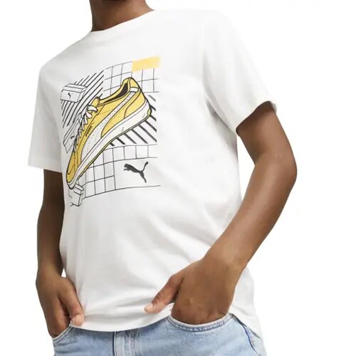 Puma Majica za dečake Graphics Tee IV B, Bela Cene