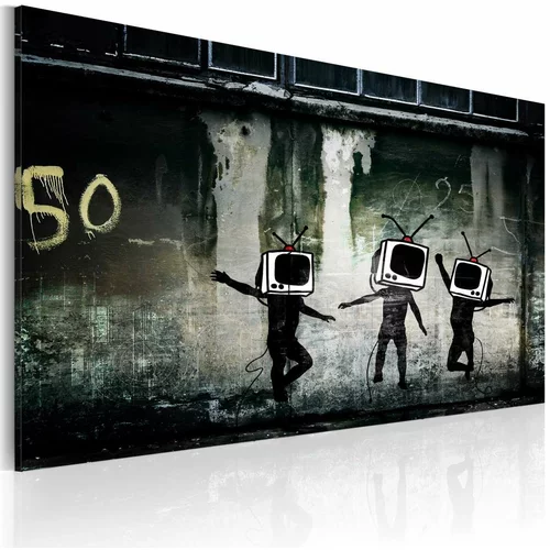  Slika - TV heads dance (Banksy) 60x40