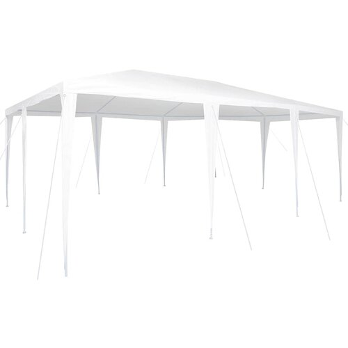 vidaXL Zabavni šotor Bela 600 x 400 x 266 cm Poliester in jeklo, (5000045271) Cene