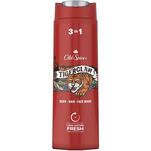 Old Spice tiger claw gel za tuširanje i šampon 400 ml