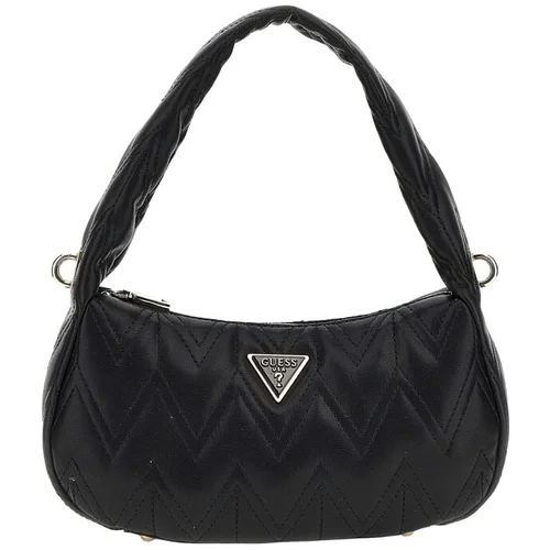 Guess EDA TOP ZIP SHOULDER BAG Crna